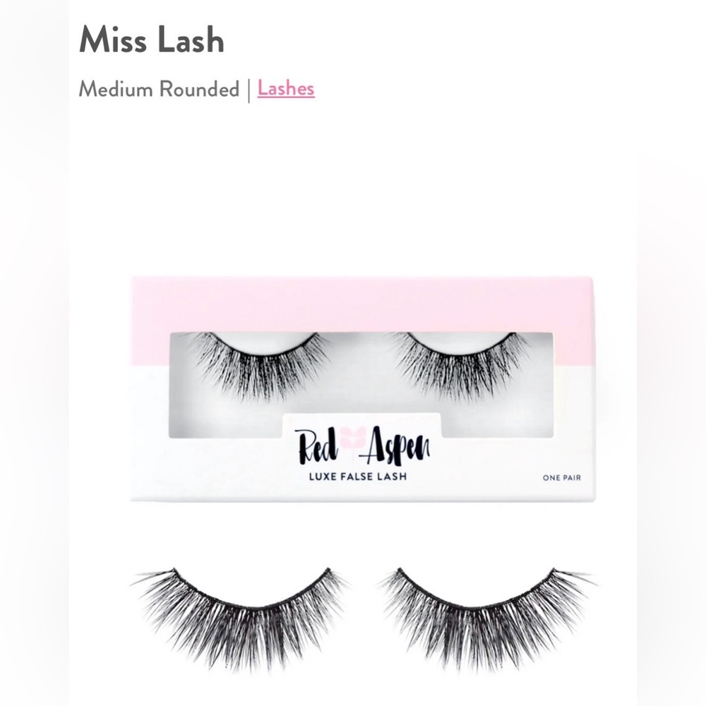 Red Aspen Silk Lashes Miss, NIB